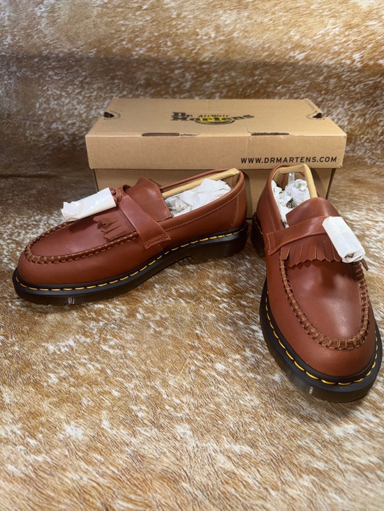 Dr. Martens Other - Dr. Martens Adrian YS Brown Leather Loafers- New- size 9 NIB Saddle Tan Color